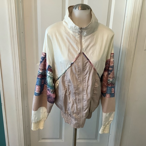 Vintage 80”s jacket bomber jacket size Large - Picture 1 of 9